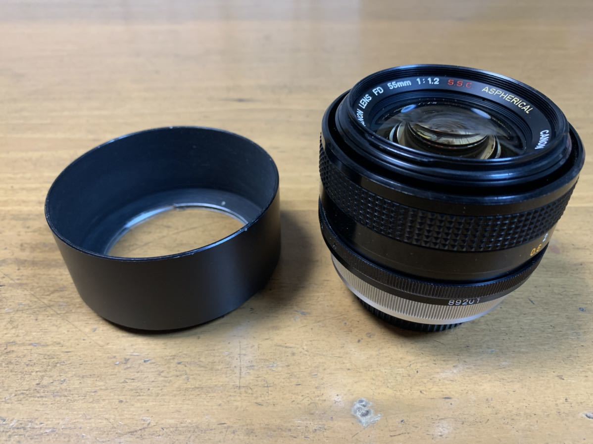 【最終値下】美品　Canon キヤノン FD 55mm f/1.2 S.S.C. ASPHERICAL アスフェリカル