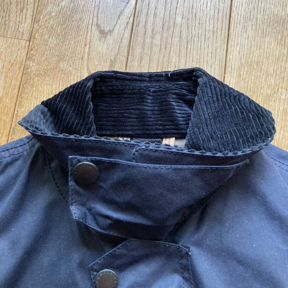 極美品】英国製 Barbour バブアー SL BORDER SLボーダー オイルド