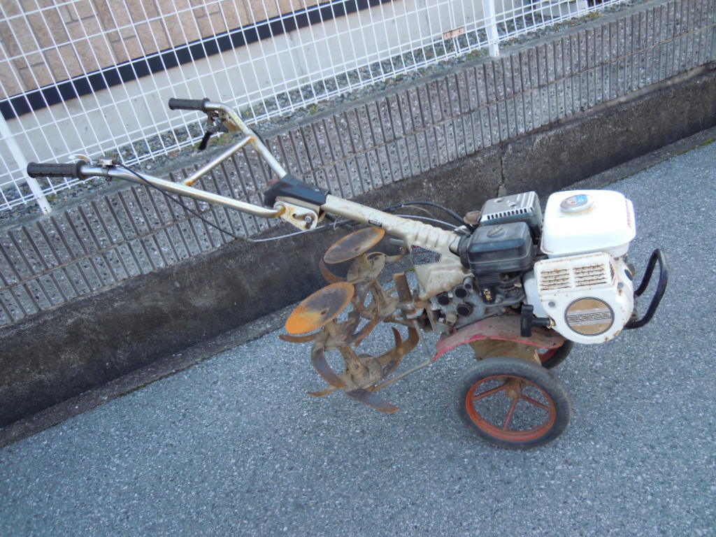 管理機 ホンダF310こまめパンチ 機関良好 錆や泥汚れ有り 滋賀県