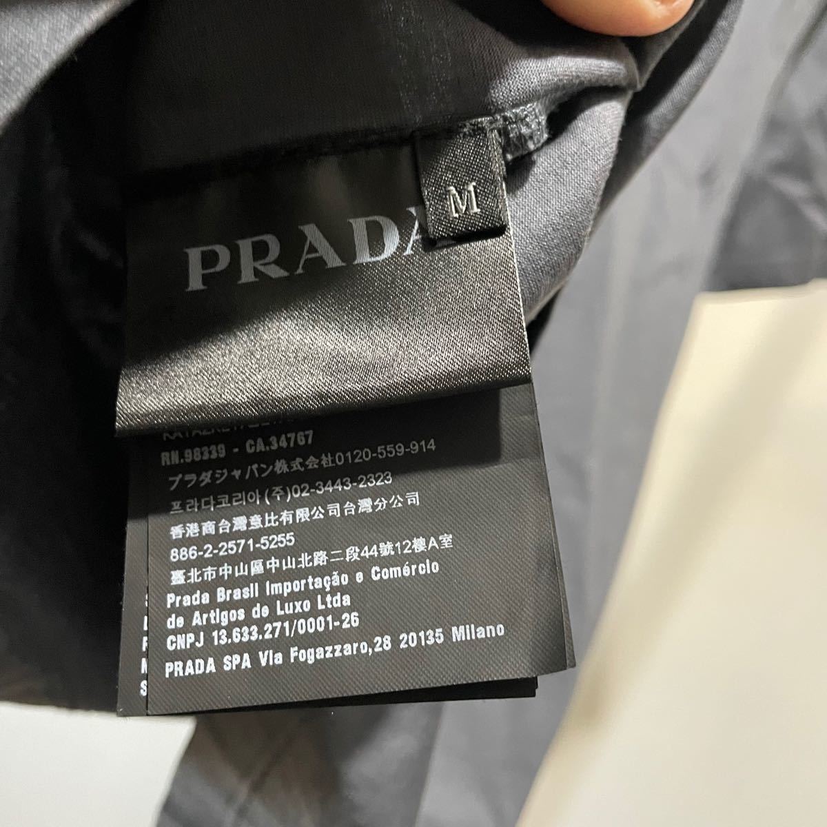 PRADA プラダ Tシャツ メンズTシャツ 半袖Tシャツ ポケットTシャツ M