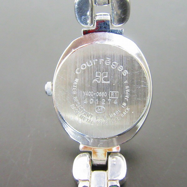 IW-5678R　courreges　腕時計　V400-0660　電池交換済 動作保証付_画像6