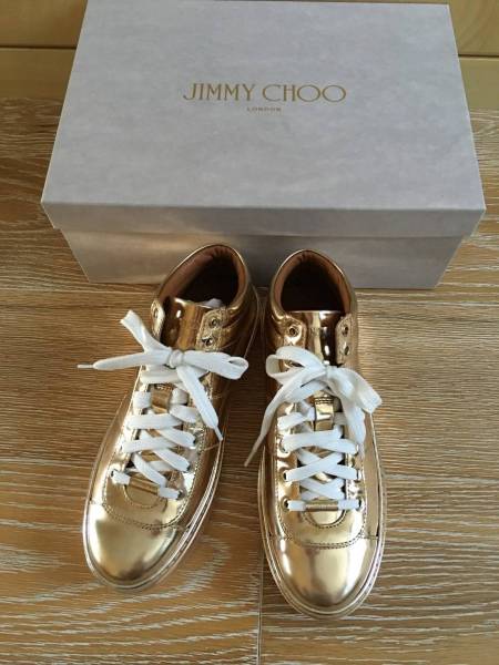 ■　JIMMY CHOO ジミーチュウ　スニーカー　新品　■_画像1