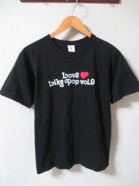 aiko アイコ LOVE LIKE POP Vol.Ⅸ Tシャツ 黒 チビ_画像1