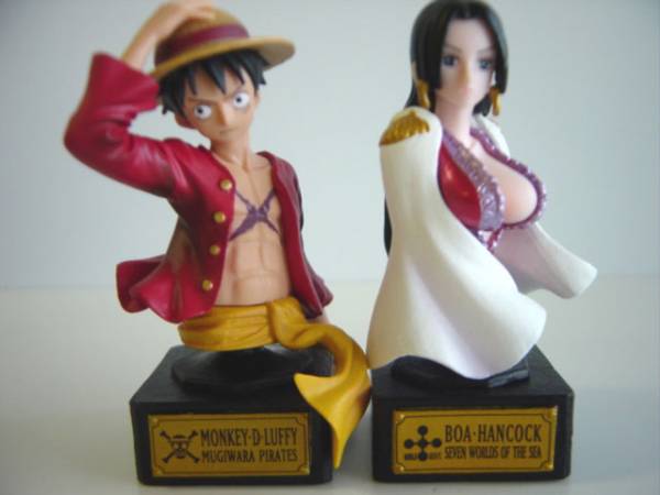 ★Hjx28MZワンピースONEPIECE STATUE 01全5種ルフィ胸像キッドDG♂BANDAIバンダイ♀400円〓010816_c_画像2