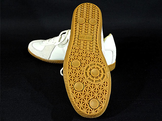 27cm German sneakers German trainer　スエ－ド＆PUレザ－ ホワイト ジャーマンスニーカー ジャーマントレーナー adidas replica_画像2