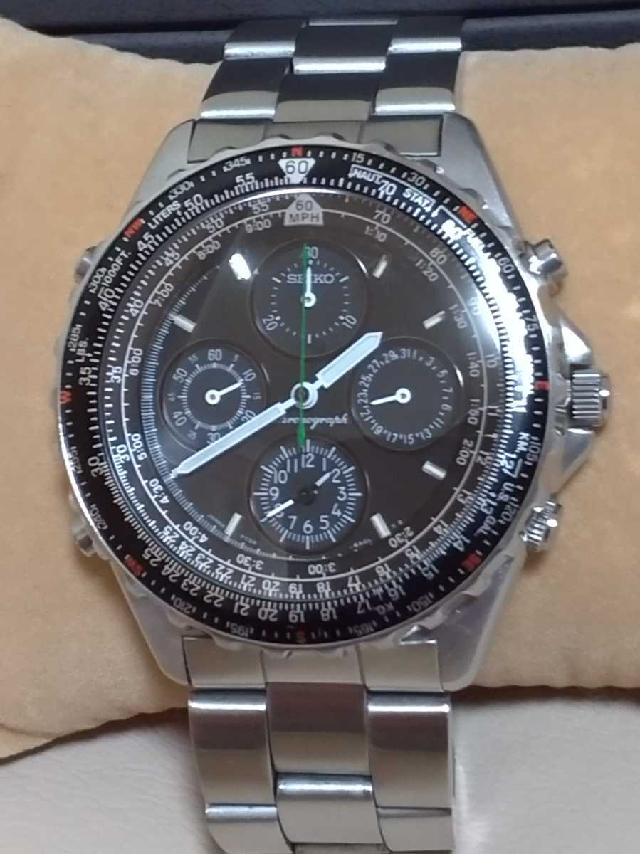 希少!SEIKO セイコー スカイプロフェショナル 4つ目クロノグラフ