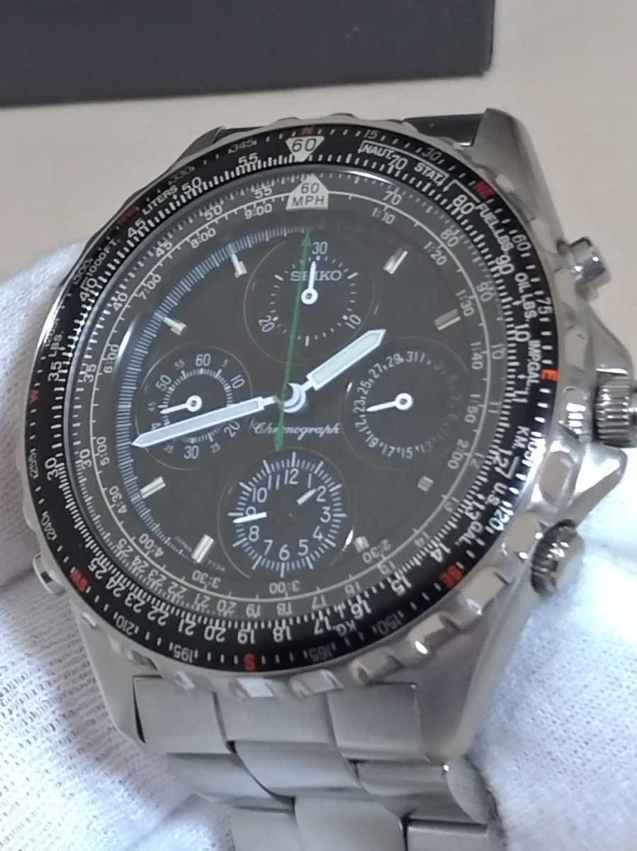 希少!SEIKO セイコー スカイプロフェショナル 4つ目クロノグラフ