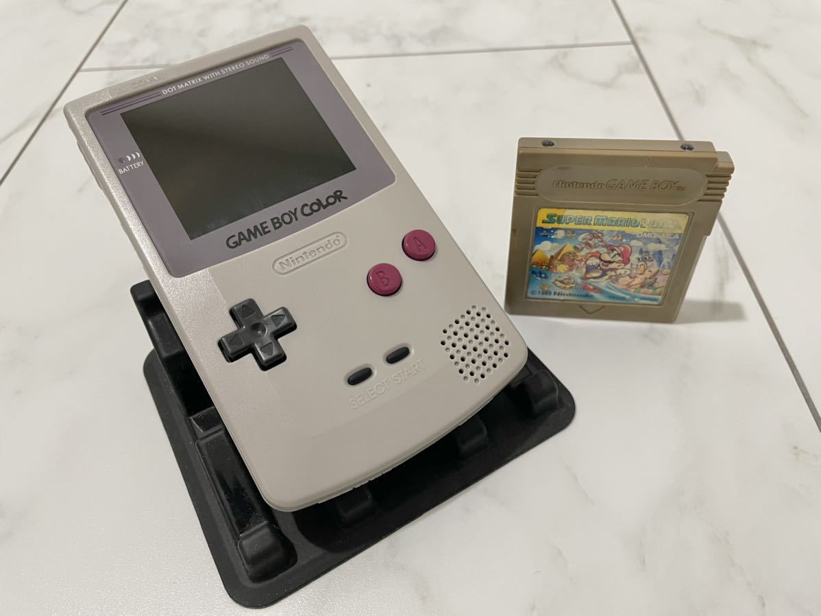 ゲームボーイカラー 最新IPS液晶 オーディオアンプ 初代ゲームボーイ風