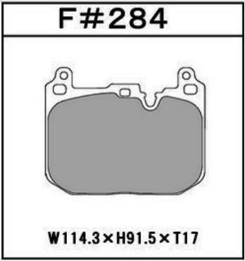 ブレーキパッド 低ダスト BMW F34 グランツーリスモ M Sports Brake（Option） GLAD Hyper-PREMIUM F#284+R#285 前後セット