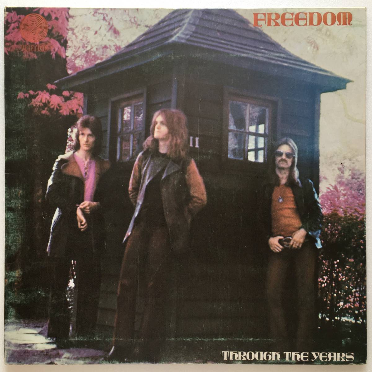 FREEDOM「THROUGH THE YEARS」UK ORIGINAL VERTIGO 6360 049 '71 SWIRL LABEL GATEFOLD SLEEVE with ORIGINAL SWIRL INNER SLEEVE