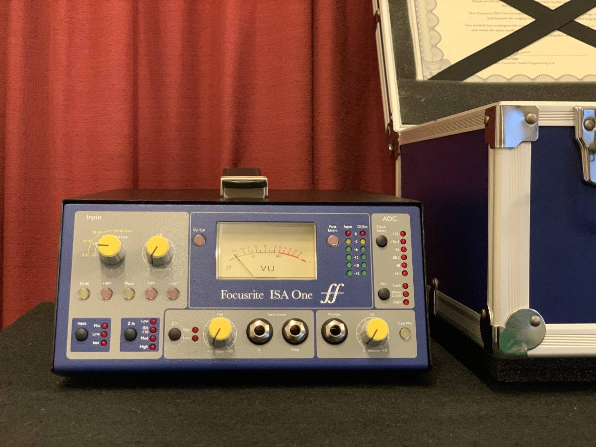 ( 新同 ) Forcusrite ISA ONE Limited Ver. ( オールアクセス正規品 ) 登録書未記入　フォーカスライト NEVE API SSL 1773 DAW 1176DTM