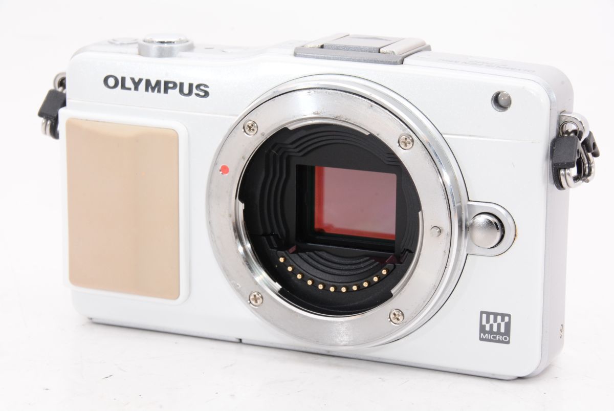 OLYMPUS PEN mini E-PM2 ダブルズームキット ホワイト #h5736 | www