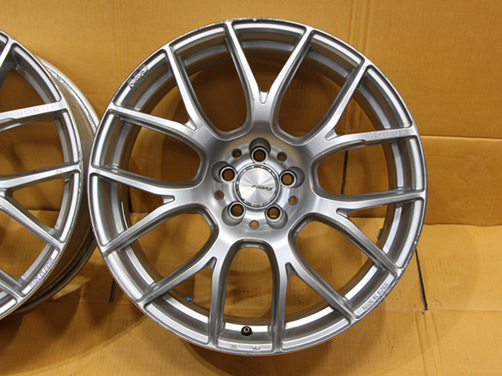 A581 ホムラ RAYS HOMURA 2X7AG 19X8J+45 PCD100 2本 カラー CNJ プリウス30 BRZ FT86 STI インプレッサ 中古品 手渡し可能です 山梨県_画像3