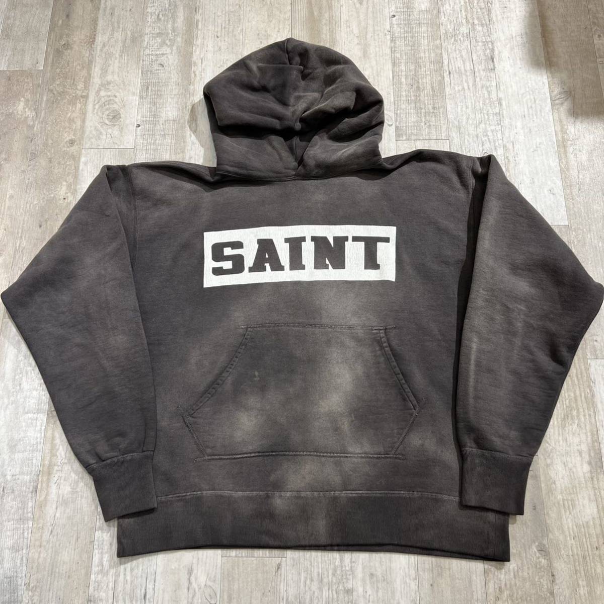 セントマイケル SAINT Mxxxxxx SAINT MICHAEL HOODIE SPANNER / BLACK