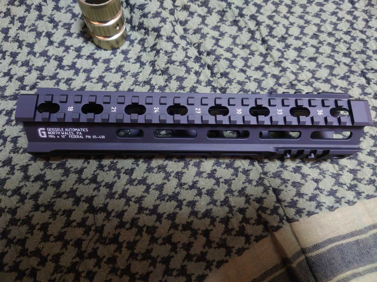 GEISSELEタイプ SMR MK4 FEDERAL 10インチ MK4ハンドガード Gen2 GEISSELEタイプ SMR MK4 FEDERAL 10インチ MK4ハンドガード Gen2