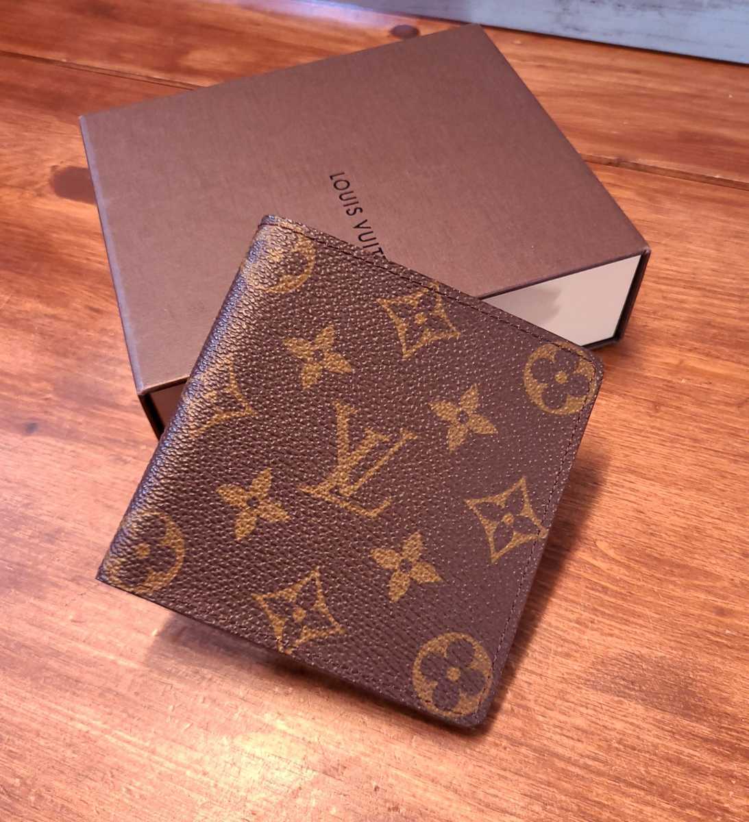 最安 Louis vuitton ルイヴィトン モノグラム 折り財布 札入れ econet.bi