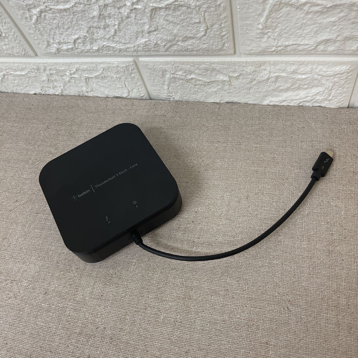 BELKIN Thunderbolt 3 Dock Core F4U110bt ブラック 第3世代 Apple 美