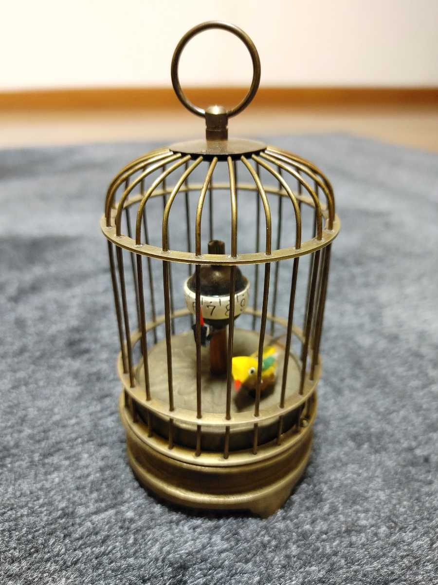 Yahoo!オークション - 鳥かご時計 鳥篭 鳥時計 ゼンマイ時計 Yahoo!オークション - 鳥かご時計 鳥篭 鳥時計 ゼンマイ時計