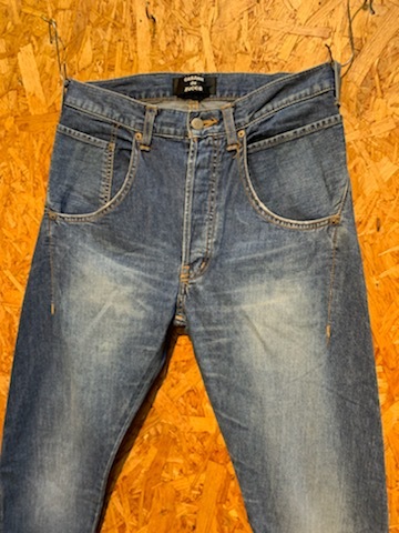 Мужские брюки Cabane de Zucca Bang Band Zukka Jeans Denim Indigo Slim Slim FD657TC/ W30 Общенациональная единая доставка 520 иен