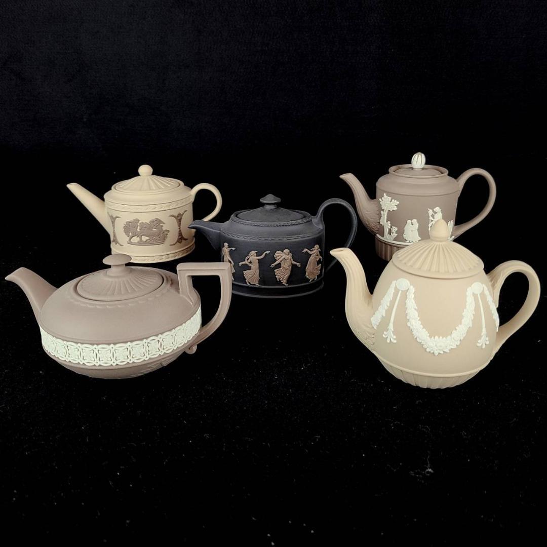 希少 限定品 ◇ ウェッジウッド ジャスパー ティーポット エジプシャン