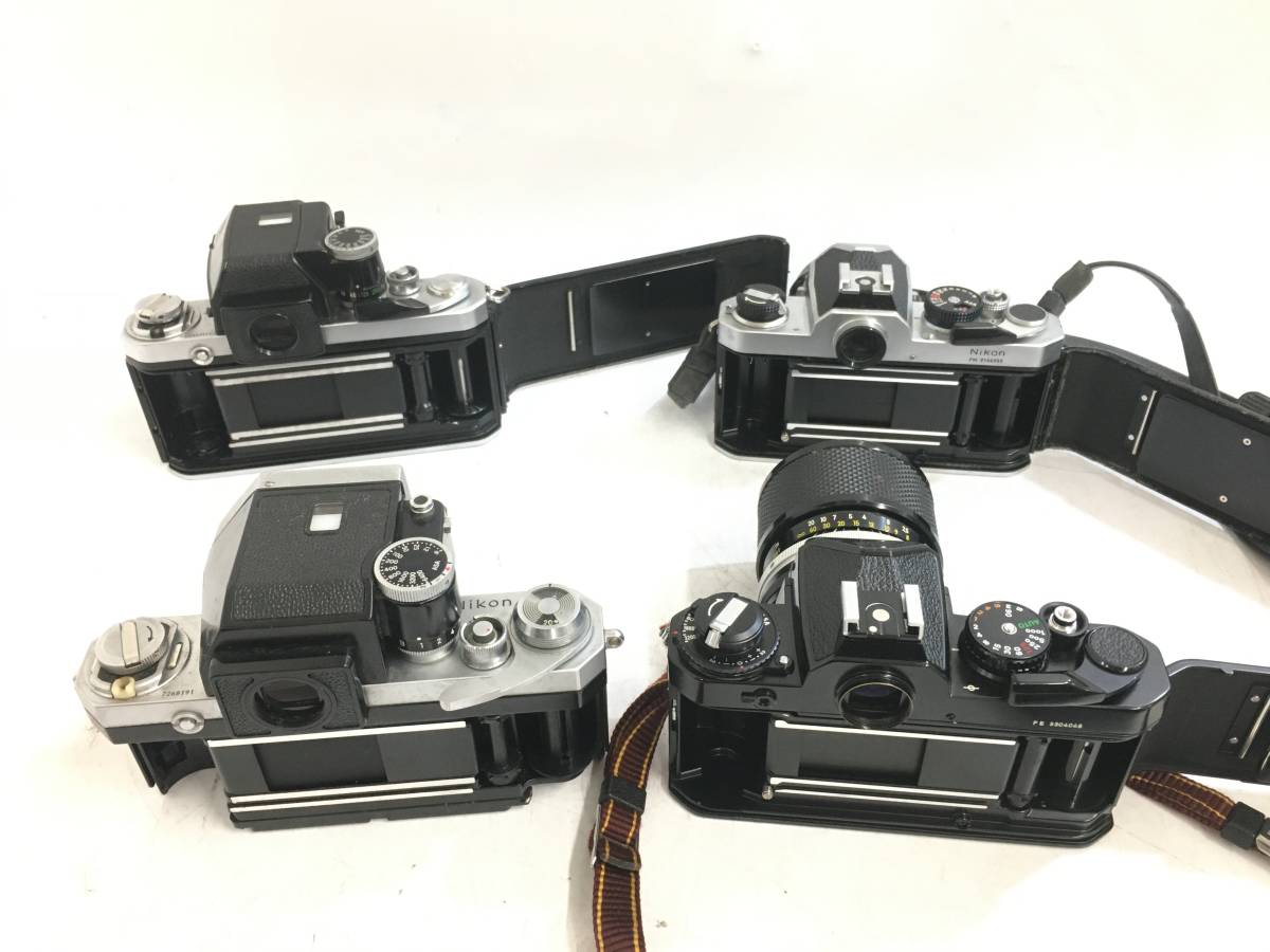 売切り Nikon F + F2 + F4 + F100 + FA + FE + FM + その他レンズ7本 ニコン フィルム一眼レフカメラ ジャンク品_画像5