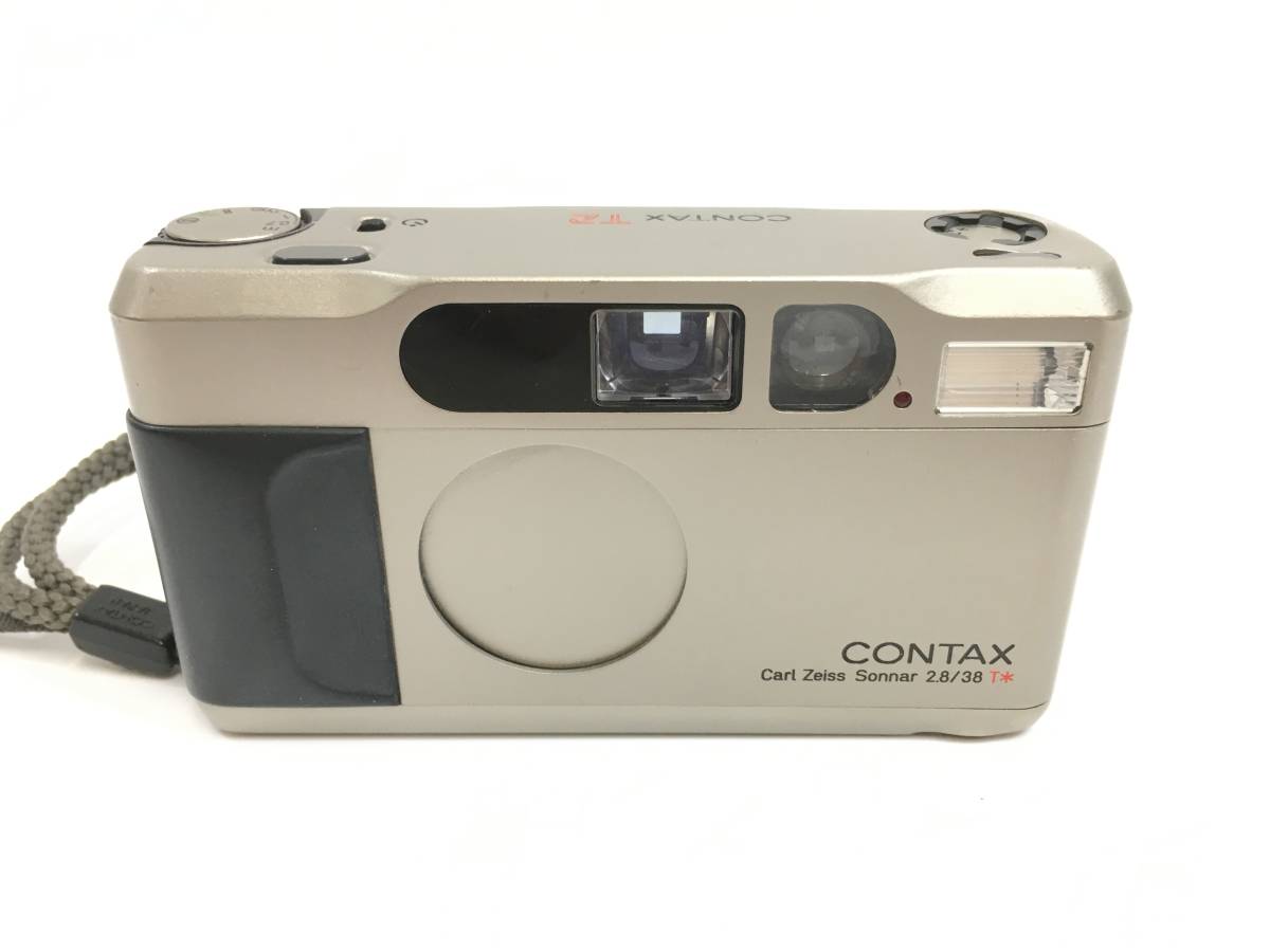✨希少な箱付き✨CONTAX T2 チタン コンパクトフィルムカメラ-