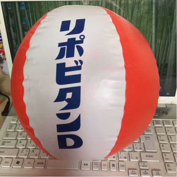 * Showa Retro магазин оборудование орнамент и т.д. *5 шт. комплект!lipobi язык D пляжный мяч не использовался Taisho производства лекарство способ судно 