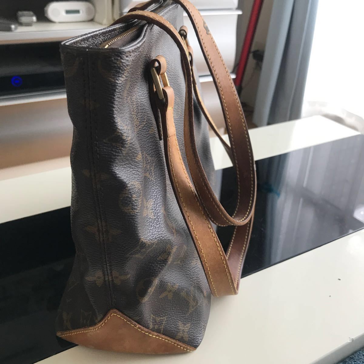 ルイヴィトン LOUIS VUITTON カバピアノモノグラム柄トートバッグ