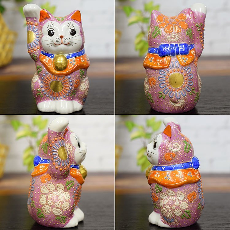 招き猫 白盛 ペア ペア 白盛 九谷焼 新品☆ 九谷焼 陶器 - 通販 - www