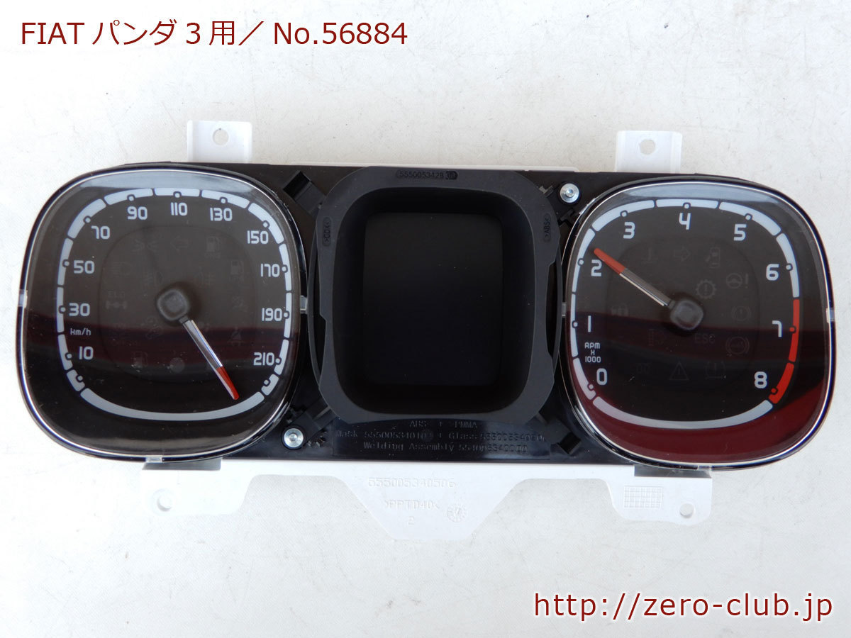 『FIATパンダ3 イージー 13909 AT用/純正 スピードメーターASSY 使用9,700km』【1838-56884】_画像1