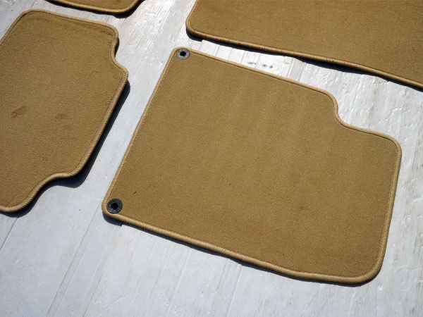 [ Peugeot 407 right H for / original floor mat for 1 vehicle beige unused goods ][1976-65633]