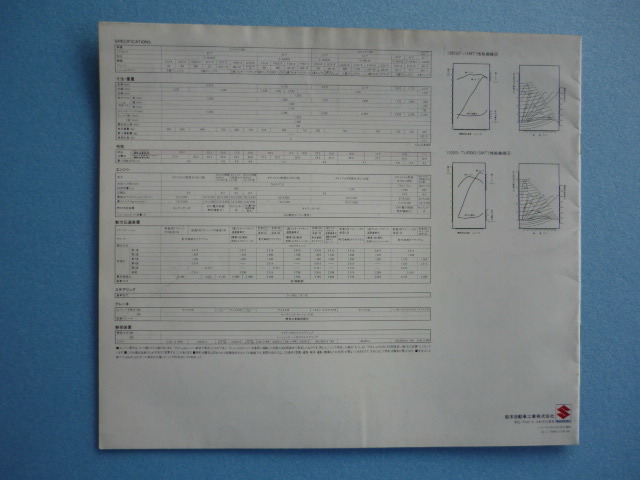 ＳＵＺＵＫＩ【カタログ】カルタス　Ｅ－ＡＡ４３Ｓ・ＡＢ４３Ｓ・ＡＡ５３Ｓ・ＡＢ５３Ｓ他／昭和６２年２月☆スズキ　ＣＵＬＴＵＳ_画像8