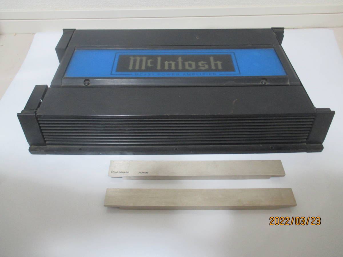 ジャンク マッキントッシュ McIntosh MC431 パワーアンプ カー