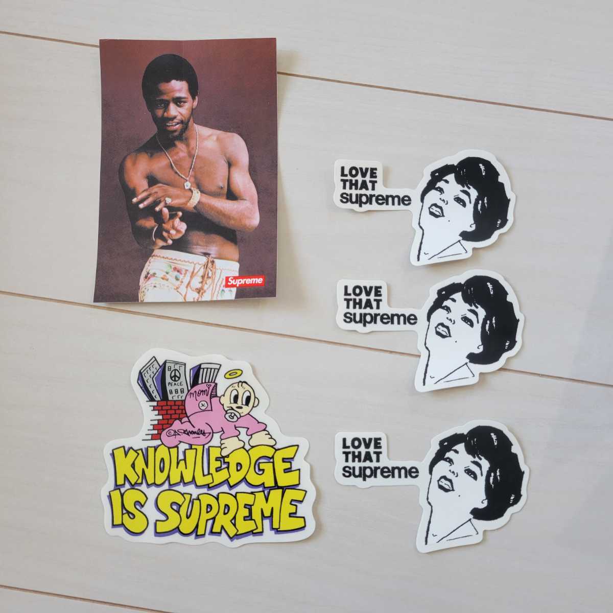 supreme 2022 SS ステッカー セット 5枚 sticker set_画像1