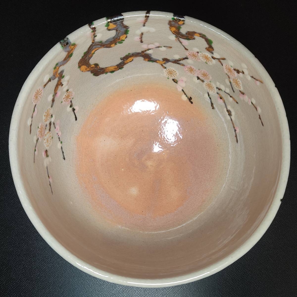  чайная посуда чашка Nakamura осень .. гора . свет . слива . дерево с коробкой / чашка. масса примерно 270g чашка. самая большая ширина примерно 125mm