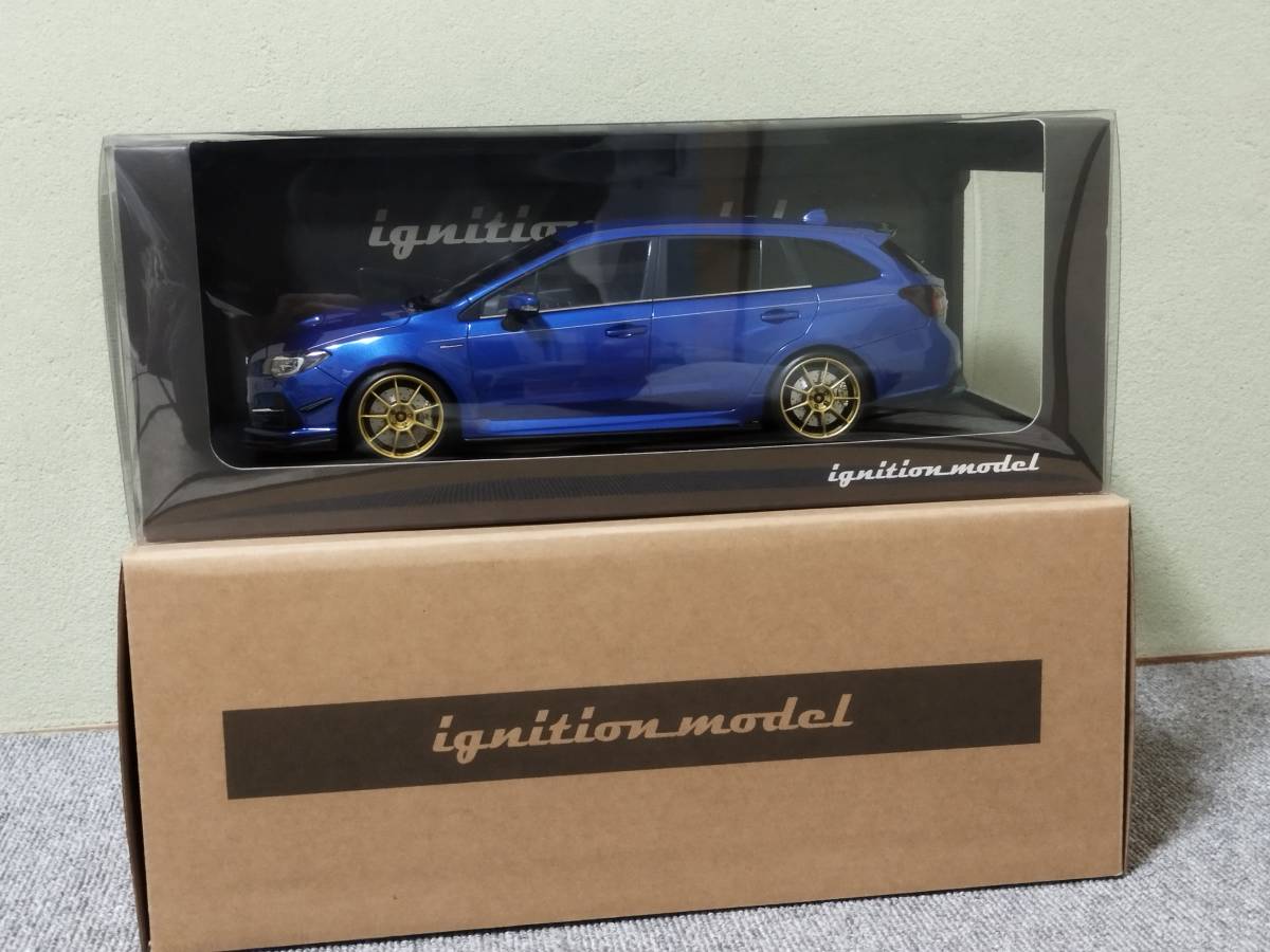 イグニッションモデル 1/18 スバル レヴォーグ (VMG) 2.0 STI スポーツブルー IG1656