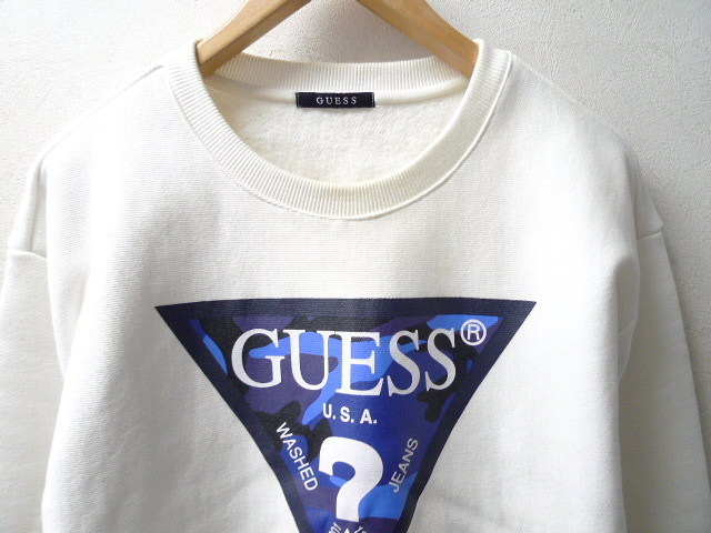 ◆ SOPHNET.(ソフネット)×GUESS(ゲス) 17AW GUESS/CAMOUFLAG TRIANGLE CREW NECK SWEAT スウェット サイズS SOPH-178192_画像2
