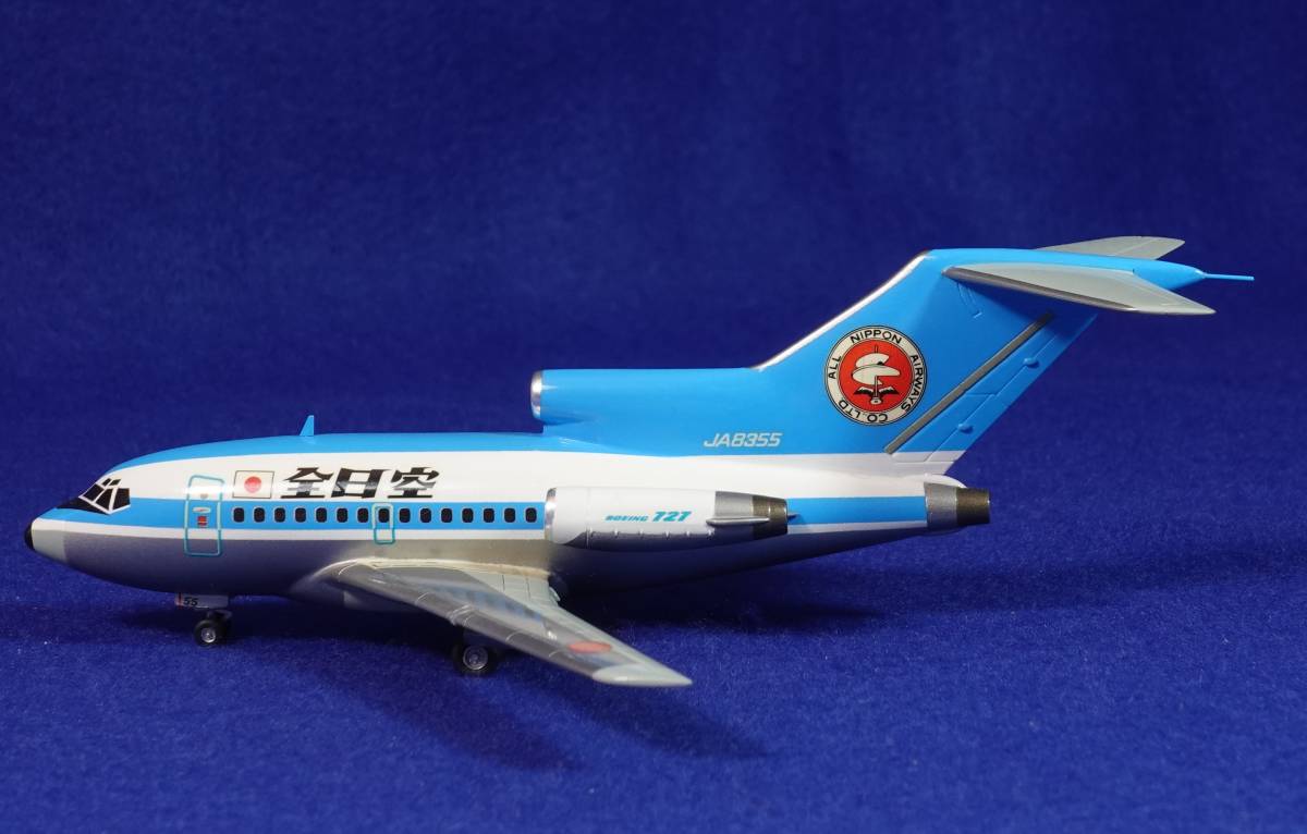 1/200 全日空 ボーイング727 モヒカン塗装 プラモデル完成品 1/200 全日空 ボーイング727 モヒカン塗装 プラモデル完成品