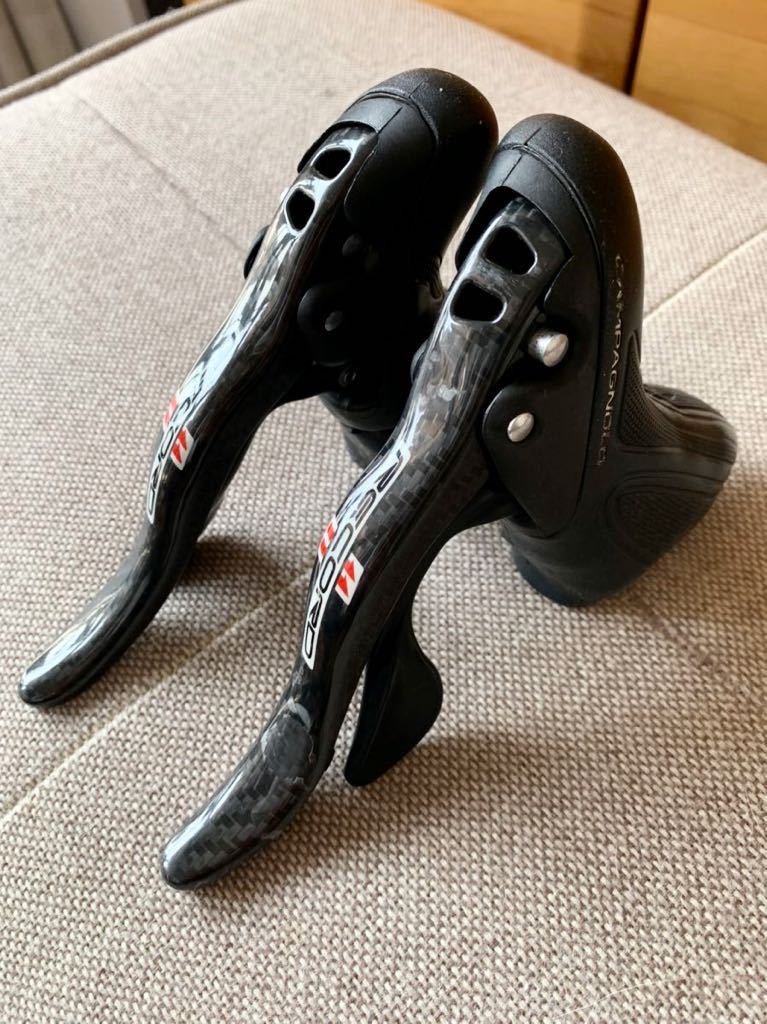 カンパニョーロ レコード Ultra Shift 11s カーボンレバーセット Campagnolo Record Ergopower Lever