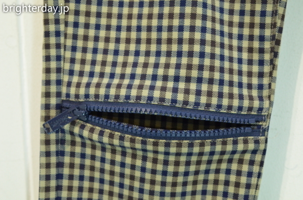 18SS□UNDERCOVER ヒザZIPストレッチスリムPTCK□チェックパンツ 18SS□UNDERCOVER ヒザZIPストレッチスリムPTCK□チェックパンツ