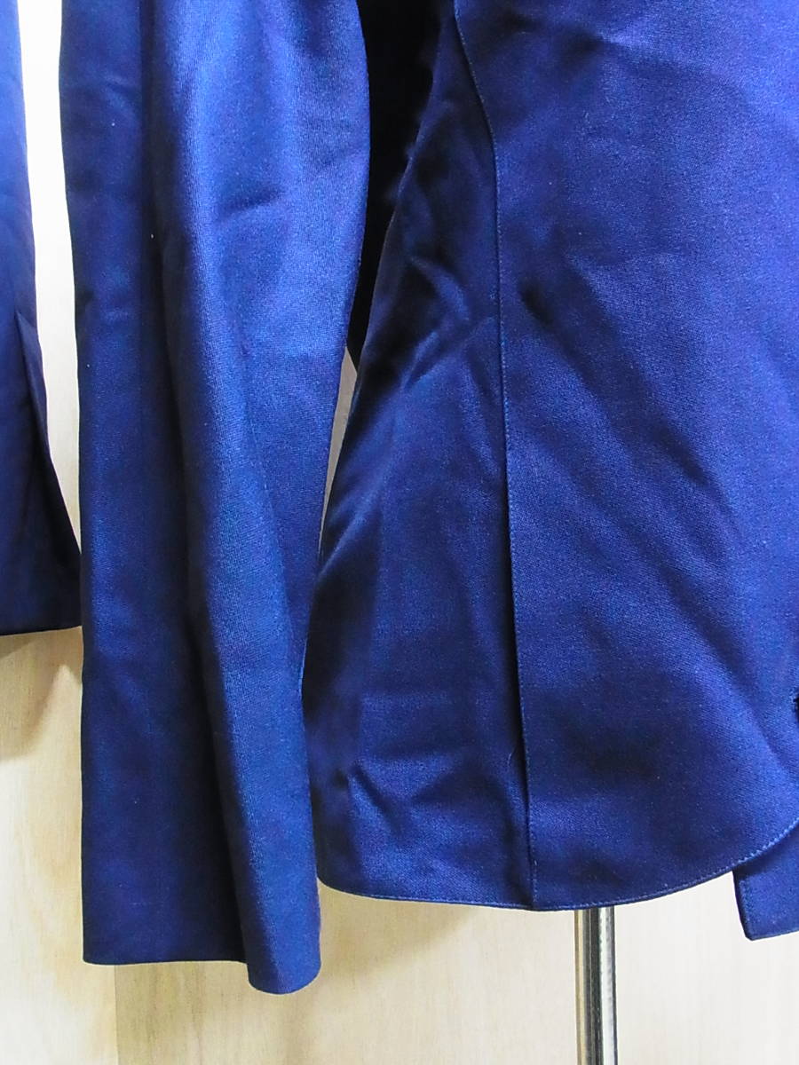 TS 綺麗 FENDI フェンディ イタリア製 ビンテージ ウールスカートスーツ セットアップ 濃紺 サイズ42_画像5