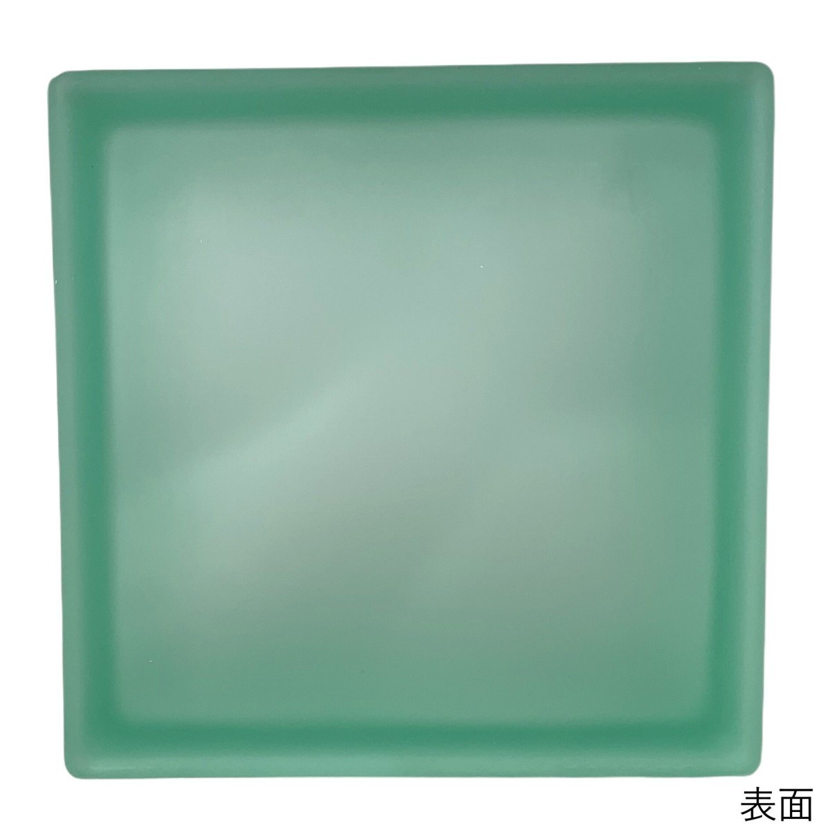6個セット 送料無料 ガラスブロック 世界で有名なブランド品 厚み80mm宝石緑色ミスティ雲gb4880-6p_画像3