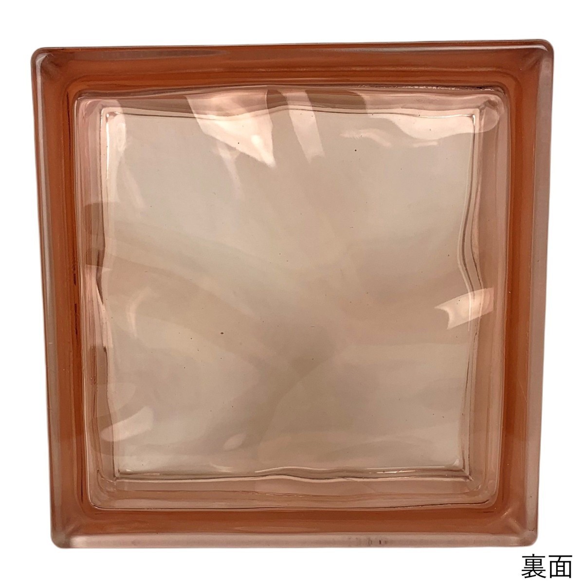 6個セット 送料無料 ガラスブロック 世界で有名なブランド品 厚み80mmピンク色雲 gb4180-6p_画像4