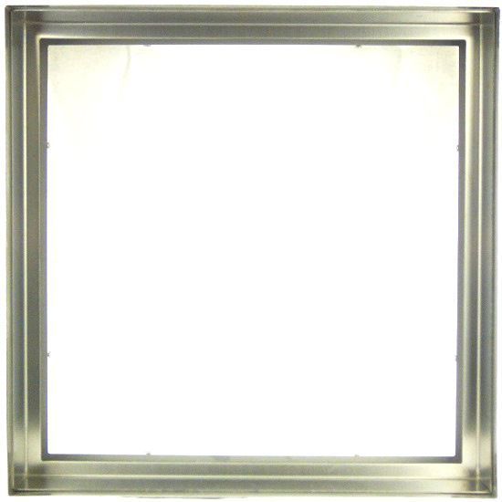 ステンド グラス 300x300mm 美しいステンドグラス専用ステンレス枠fr02