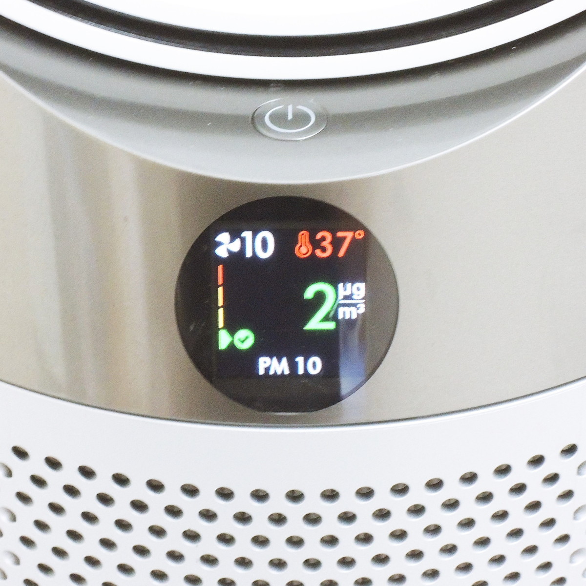 ダイソン HP04 WS Pure Hot + Cool 空気清浄機能付き ファンヒーター 扇風機 dyson ピュア ホット クール ホワイト/シルバー (2)_画像3