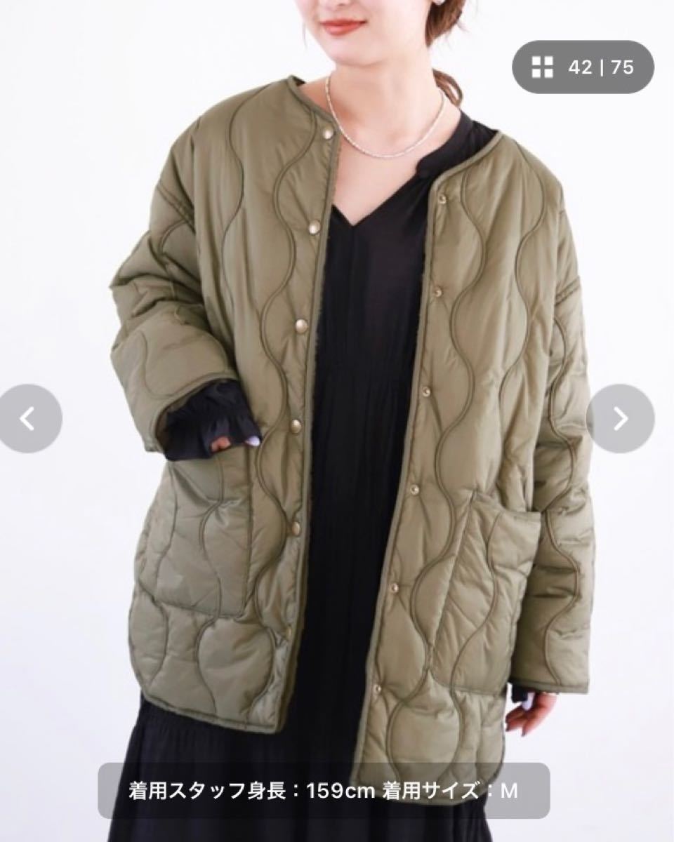 SLOBE IENA】 リバーシブルキルティングブルゾン(¥9,000) dofeli.com