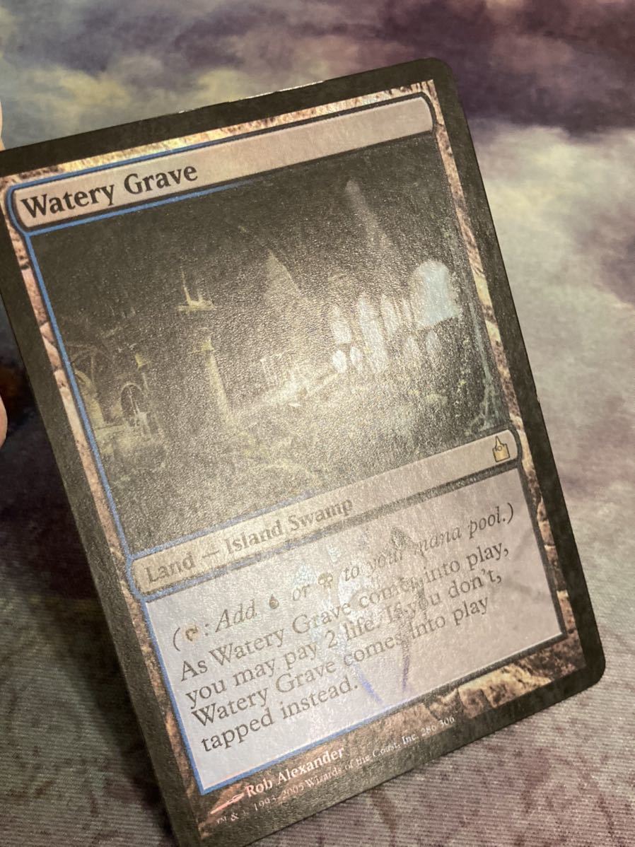 RAV 湿った墓　英FOIL1枚 mtg 初版　ラヴニカ　watery grave 英語