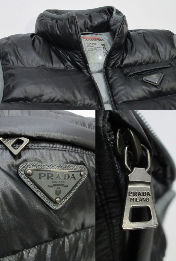 正規品 PRADA SPORT MENS DOWN VEST プラダスポーツ メンズダウン