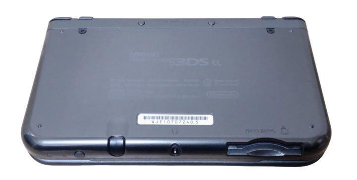 美品 塗装の剥げなし 動作確認済み New ニンテンドー 3DS LL メタリックブラック 本体 タッチペン付き 任天堂 Nintendo 黒 ブラック