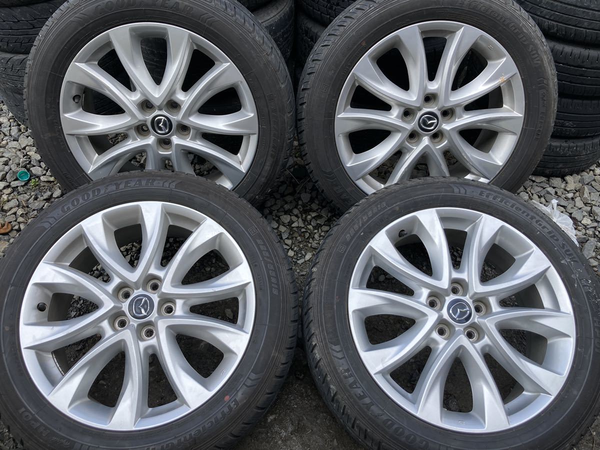 マツダ CX-5純正 19インチ アルミホイール 4本 7J+50 PCD114.3 5穴